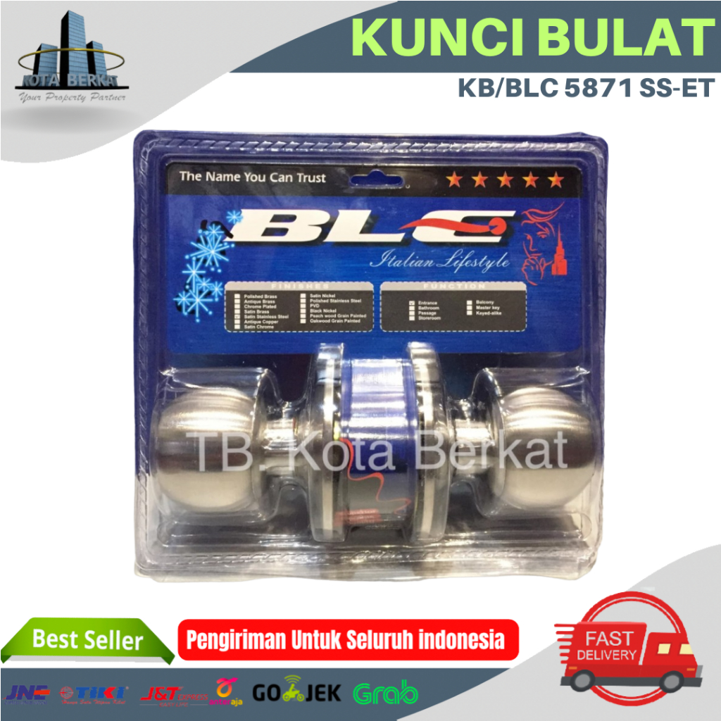 Jual KUNCI PINTU BELLUCCI BULAT KUNCI PINTU BULAT KAMAR MANDI BELLUCCI