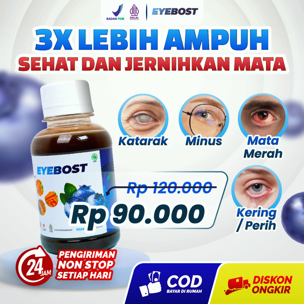 Jual EYEBOST Madu Mata Alami Ampuh Atasi Mata Minus Katarak Buram Rabun