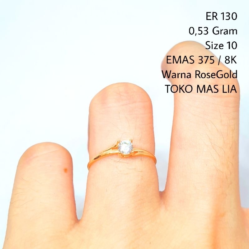 Jual Cincin Emas Asli Kadar K Er Toko Mas Lia Gold Bekasi