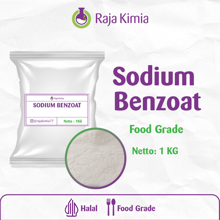 Jual Sodium Benzoat Natrium Benzoat Benzoate Pengawet Makanan 1 KG