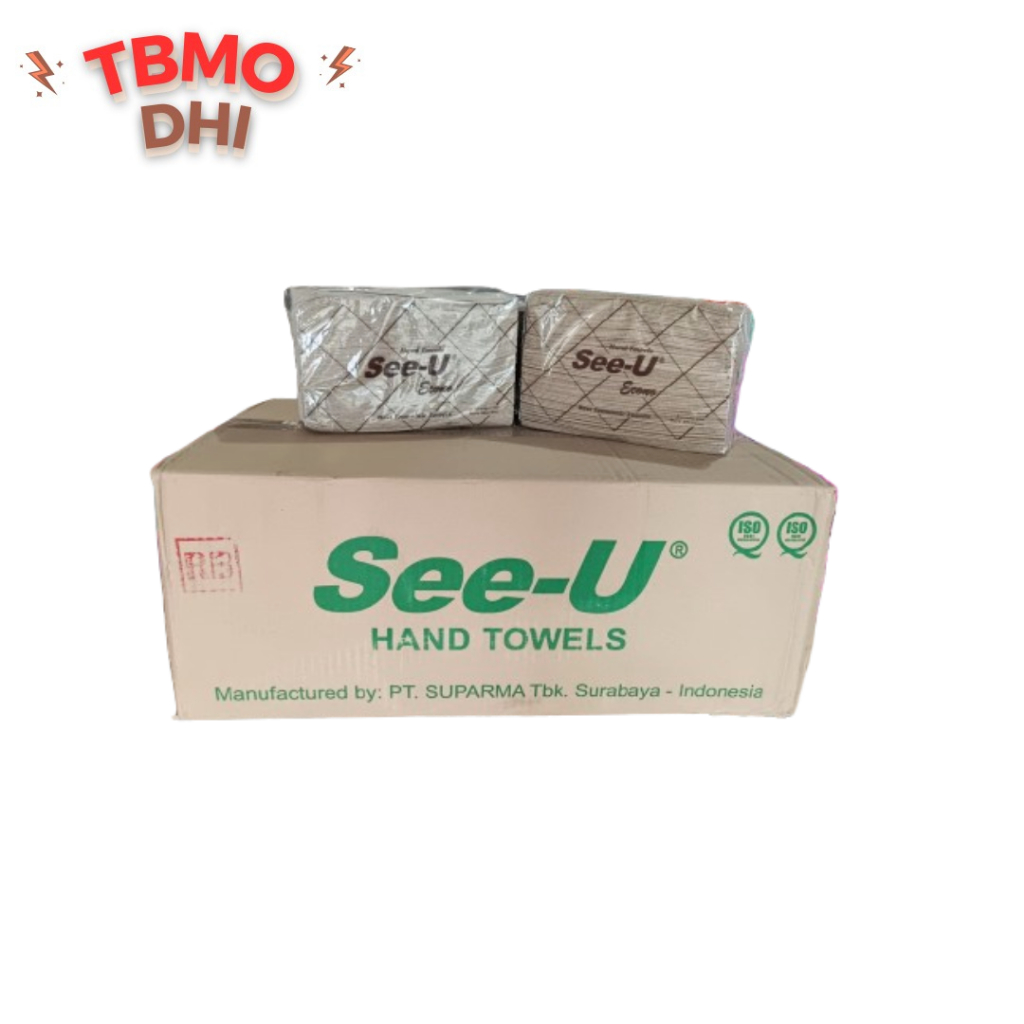 Jual Dus Isi Tissue Tisu See U Hand Towel Multifold Econo Brown