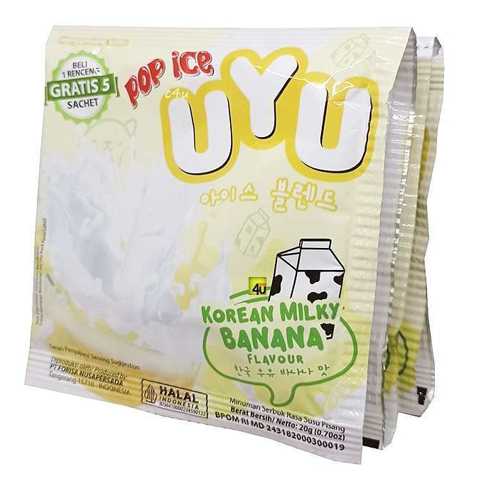 Jual Minuman Pop Ice Gram Terlengkap Sachet Es Blender Eceran All