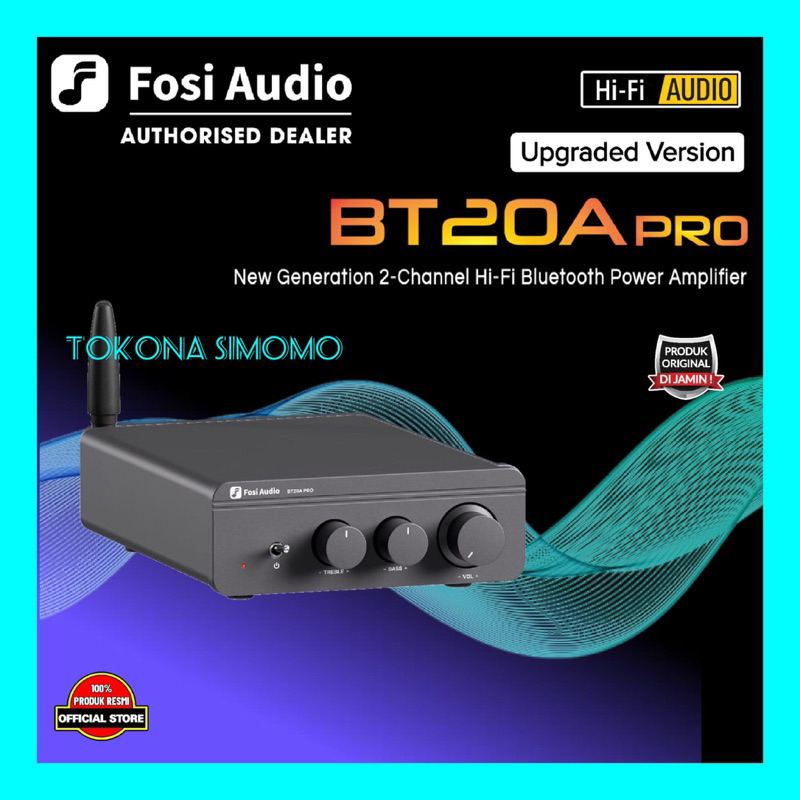 Jual Fosi Audio Bt A Pro Channel Hi Fi Bluetooth Power Amplifier