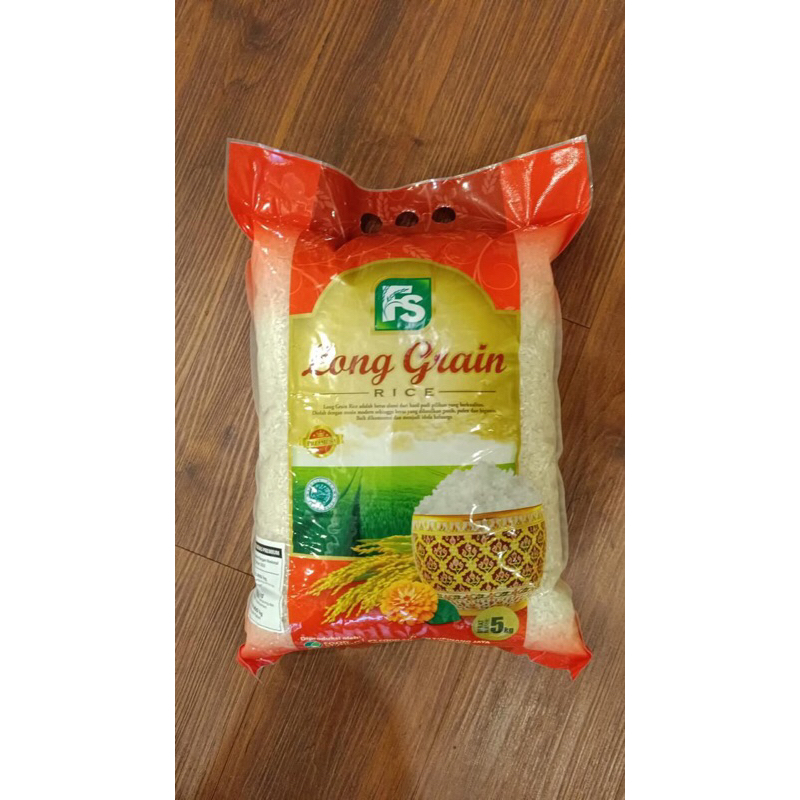 Jual Beras Pulen Long Grain Food Station Premium 5 Kg Terlaris Shopee