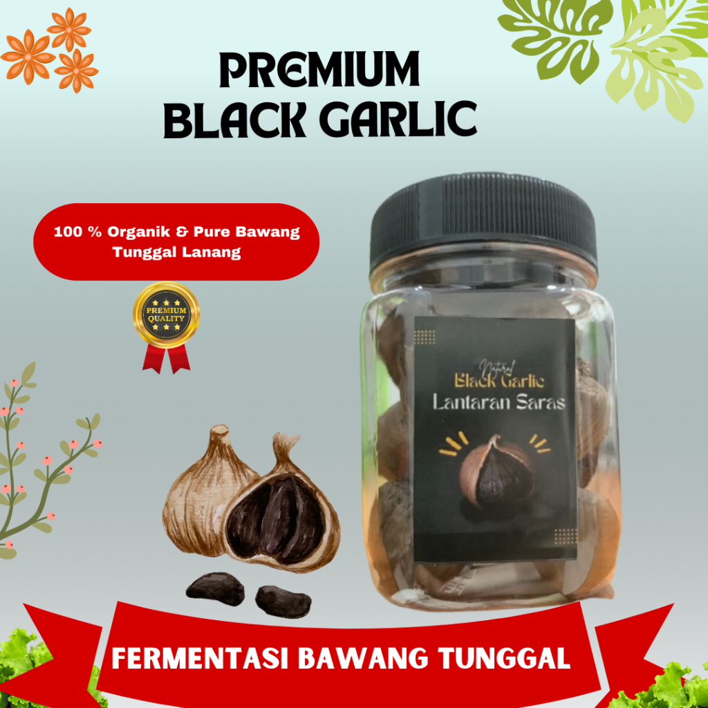 Jual Black Garlic Premium Fermentasi Bawang Hitam Tunggal Premium