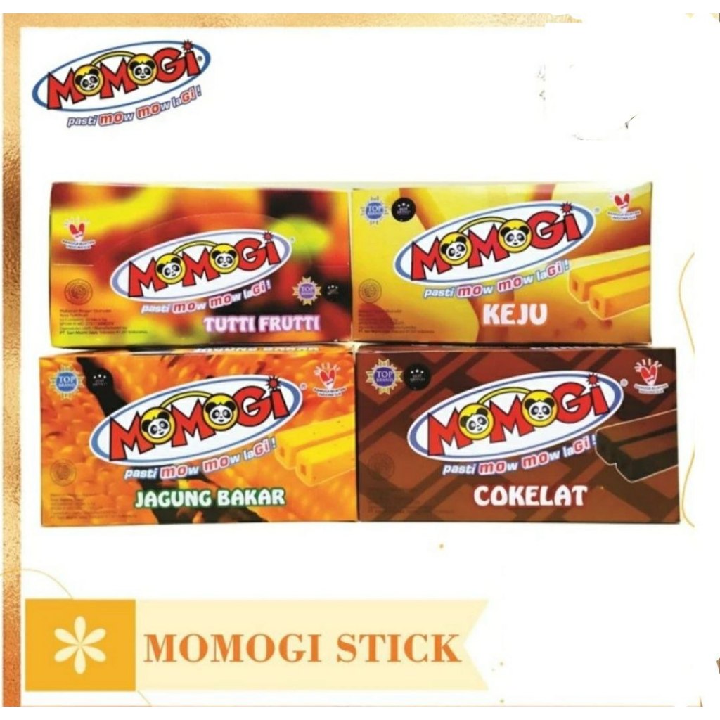 Jual Momogi Stick Snack Varian Rasa Satuan 1 Pcs Jagung Bakar