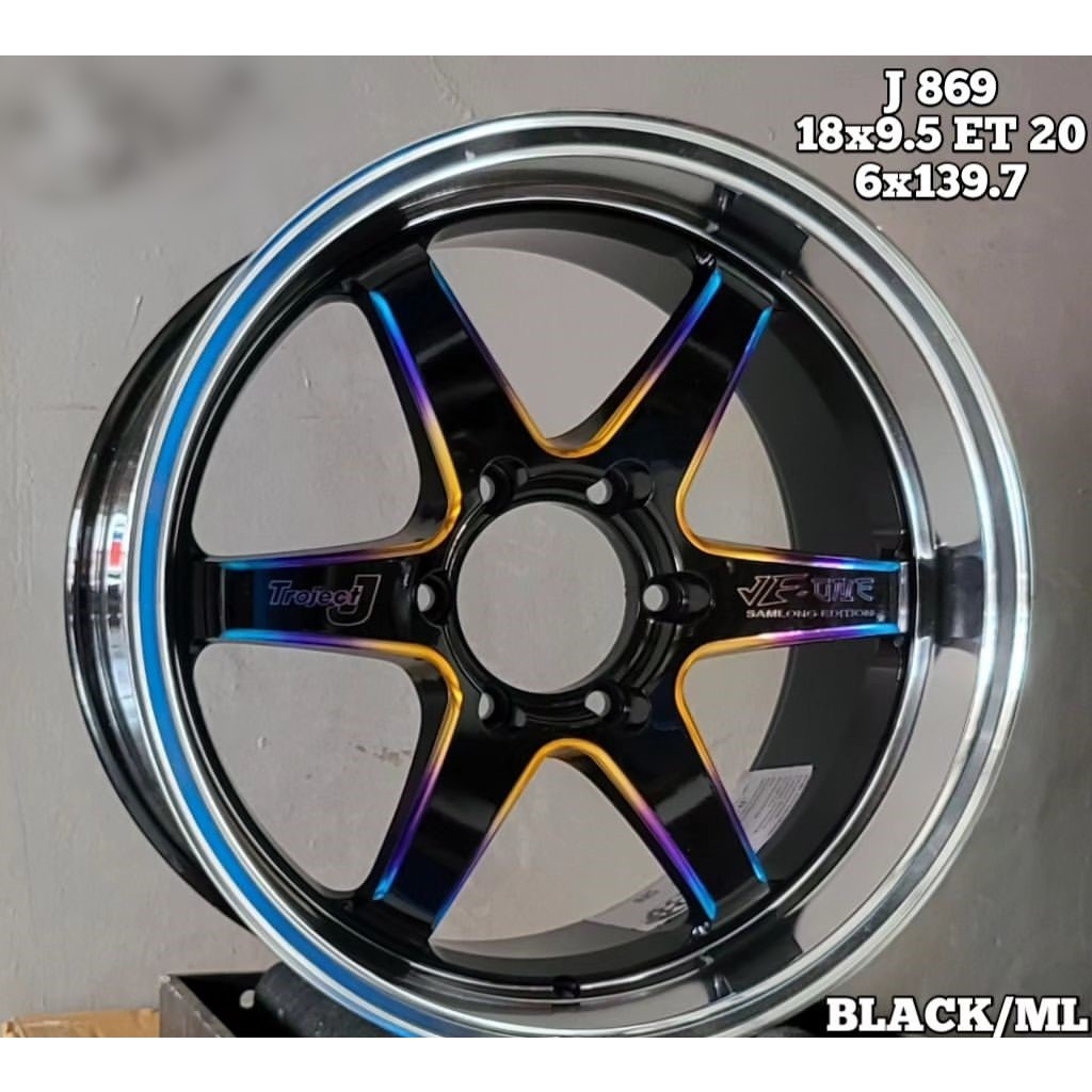 Jual Velg Mobil Samlong Rainbow Ring 18 Pcd 6x139 7 Velg Pajero