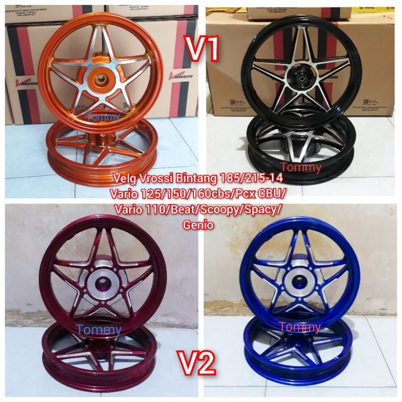 Jual Velg Vrossi Bintang Orbit Vario Scoopy Beat Spacy