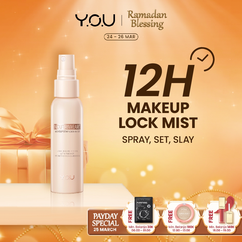 Jual You Noutriwear Makeup Stay Lock Mist Setting Spray Oil