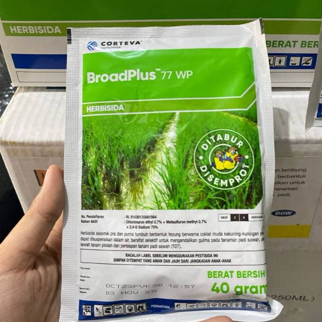 Jual Broadplus Wp Gr Herbisida Sistemik Padi Pembasmi Rumput Gulma