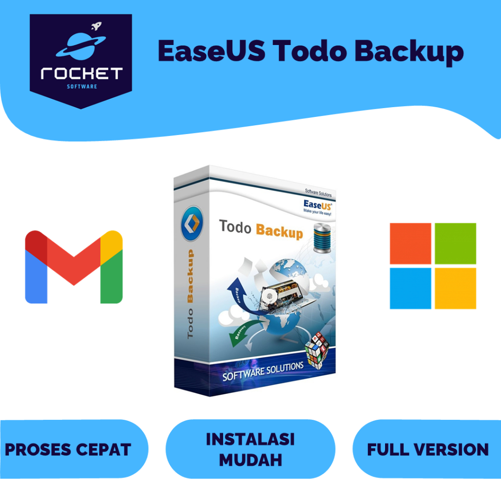 Jual EaseUS Todo Backup Full Version Aplikasi BackUp Restore Data