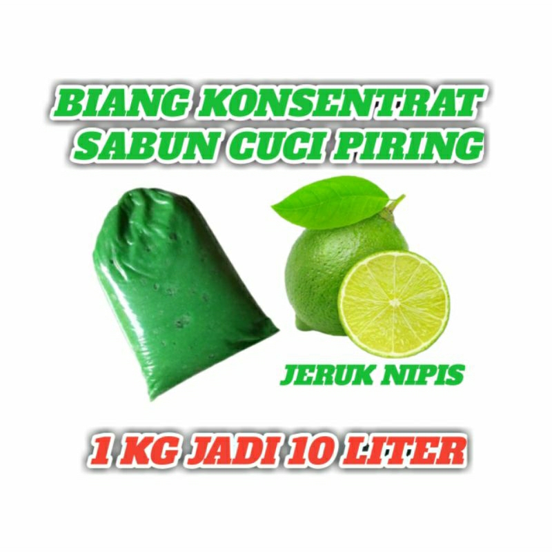 Jual COD BIANG SABUN CUCI PIRING 1 KG JADI 10 LITER FORMULA EXTRA