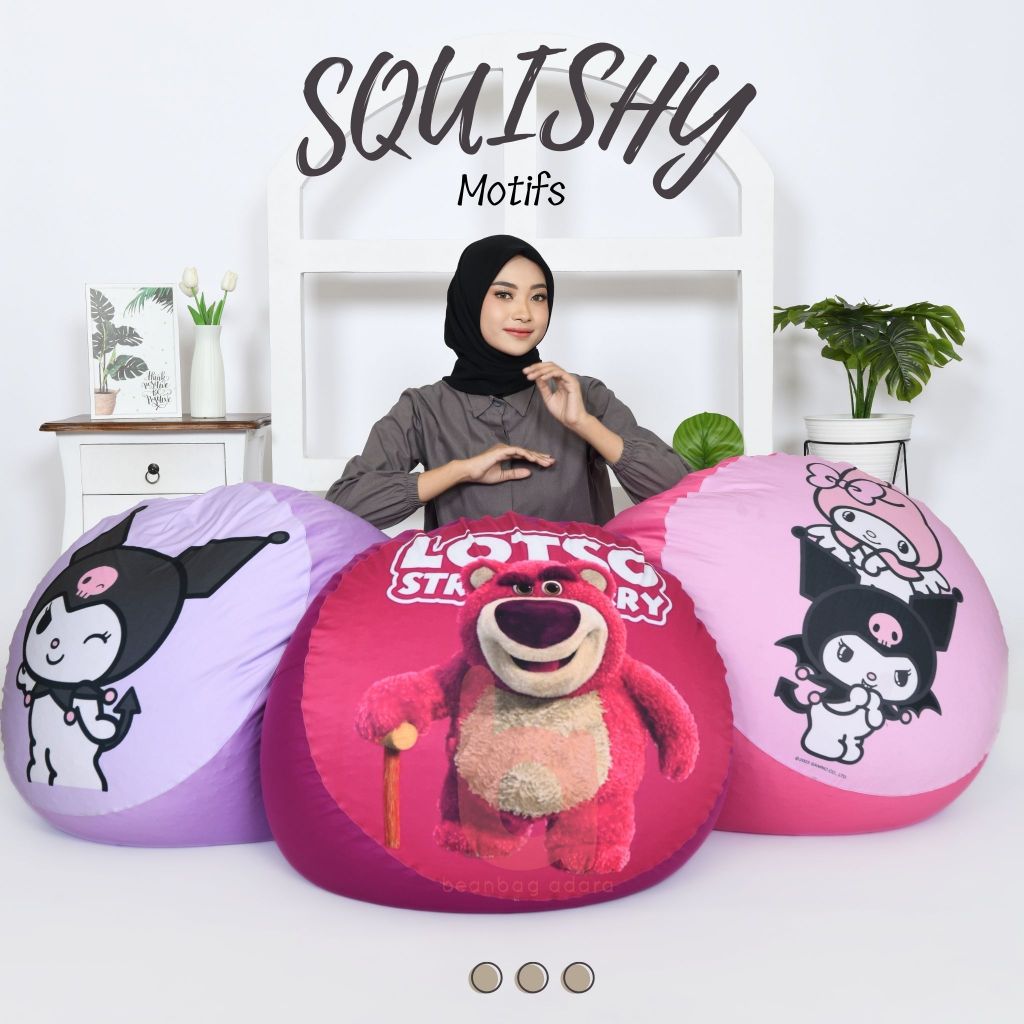 Jual Bean Bag SQUISHY Karakter Sanrio Series Elastic Sofa With