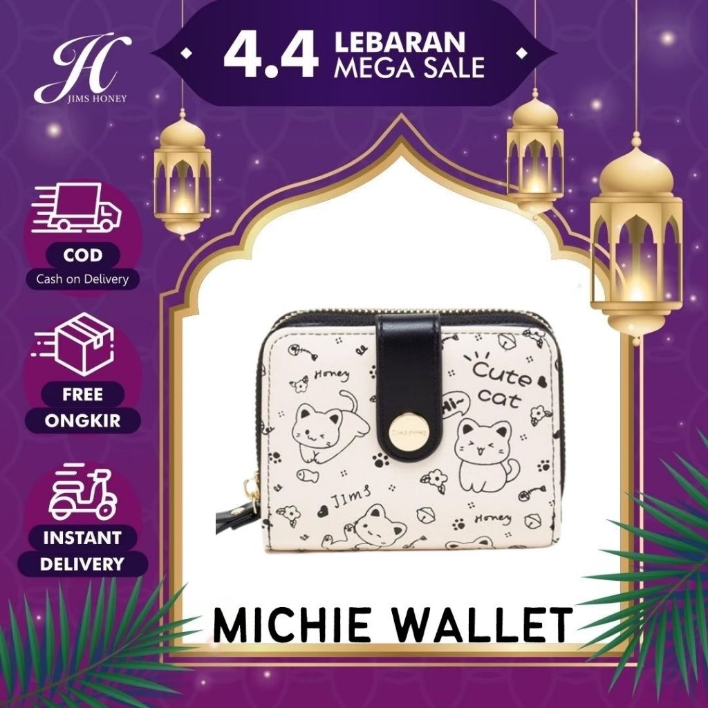 Jual Jims Honey Michie Wallet Dompet Kecil Lipat Kartu Wanita Cewek