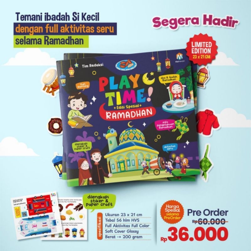 Jual Play Time Edisi Spesial Ramadhan Cetakan Terbaru By Visi