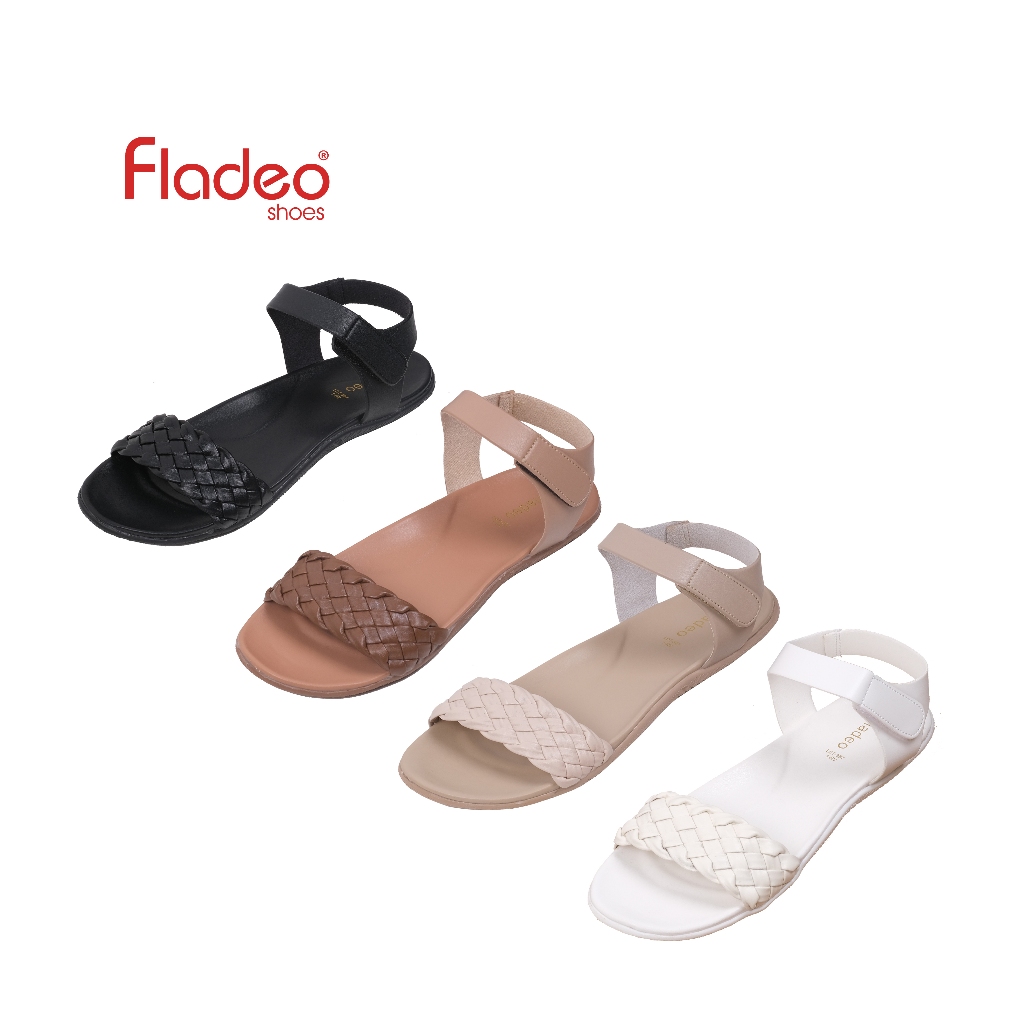 Jual Fladeo B23 LDT367 1RV Sandal Teplek Slide Tali Wanita Strap Flat