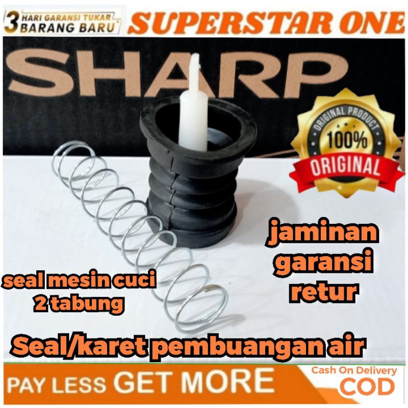 Jual Seal Karet Pembuangan Air Mesin Cuci Tabung Sharp Shopee Indonesia