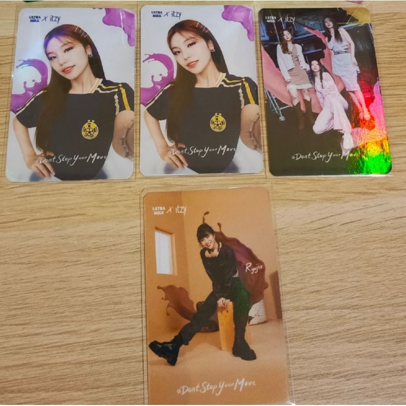 Jual ITZY Ultramilk Photocard Yeji Ryujin Yuna Yeji Lia