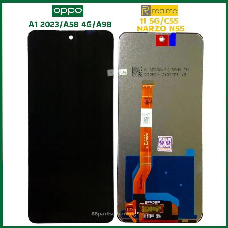 Jual Lcd Touchscreen Oppo A1 2023 A58 4G A98 Realme 11 5G C55