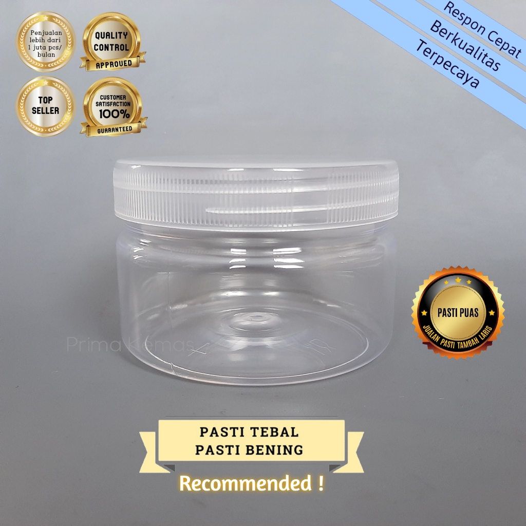 Jual Toples Plastik Ml Jar Tabung Jr Ml Cap Natural