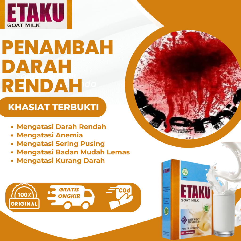 Jual Susu Penambah Darah Rendah Anemia Darah Rendah Kurang Darah Hb