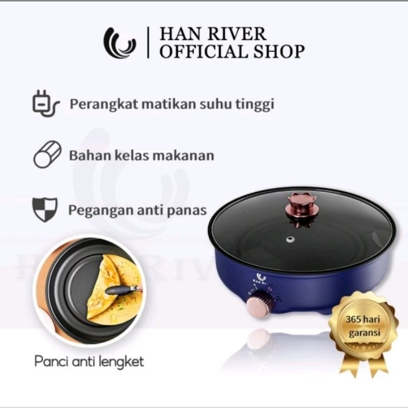 Jual SALE NEW ORI HAN RIVER Panci Listrik Multifungsi 1 5L Electric