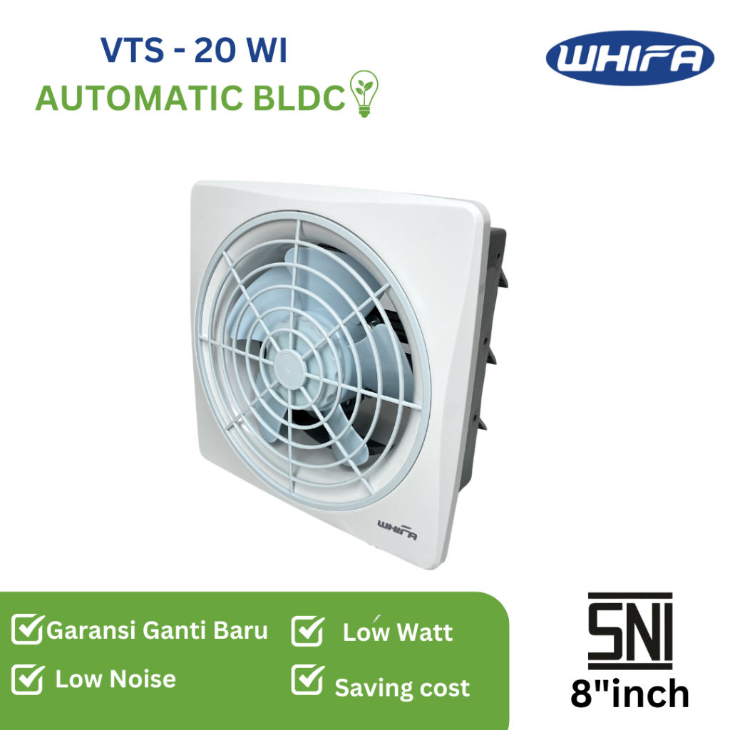 Jual Exhaust Fan Whifa Vts Wi A Inch Automatic Bldc Shopee