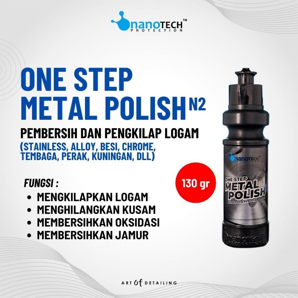 Jual Step Metal Polish Pembersih Pengkilap Logam Chrome Stainless