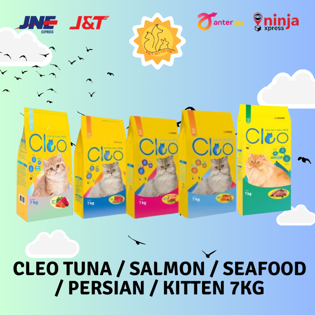 Jual Cleo Tuna Seafood Salmon Persian Kitten Kg Makanan Kucing