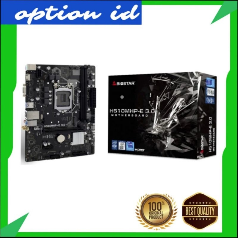 Jual BIOSTAR H510MHP E 3 0 LGA 1200 DDR4 MATX Motherboard INTEL