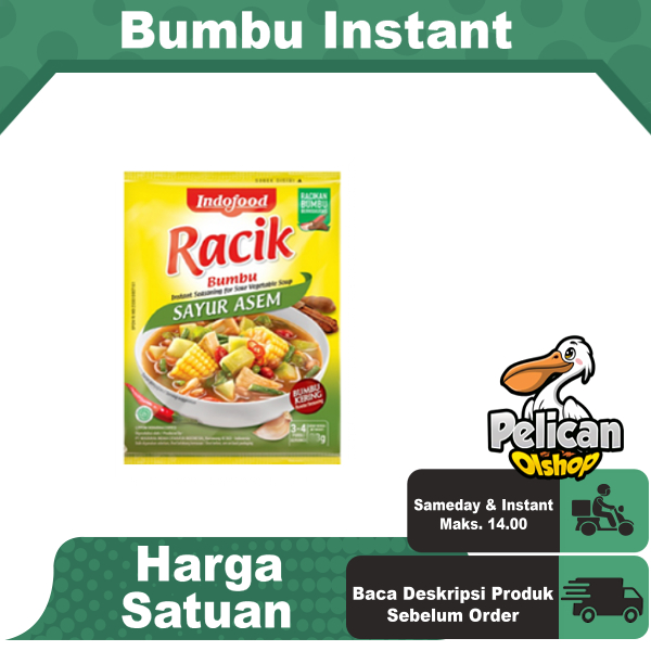 Jual Indofood Bumbu Instant Penyedap Rasa Racik Sayur Sop Sayur Asem