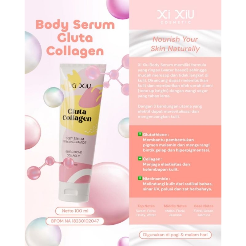 Jual DC XI XIU Gluta Collagen Body Serum With Niacinamide 100ml