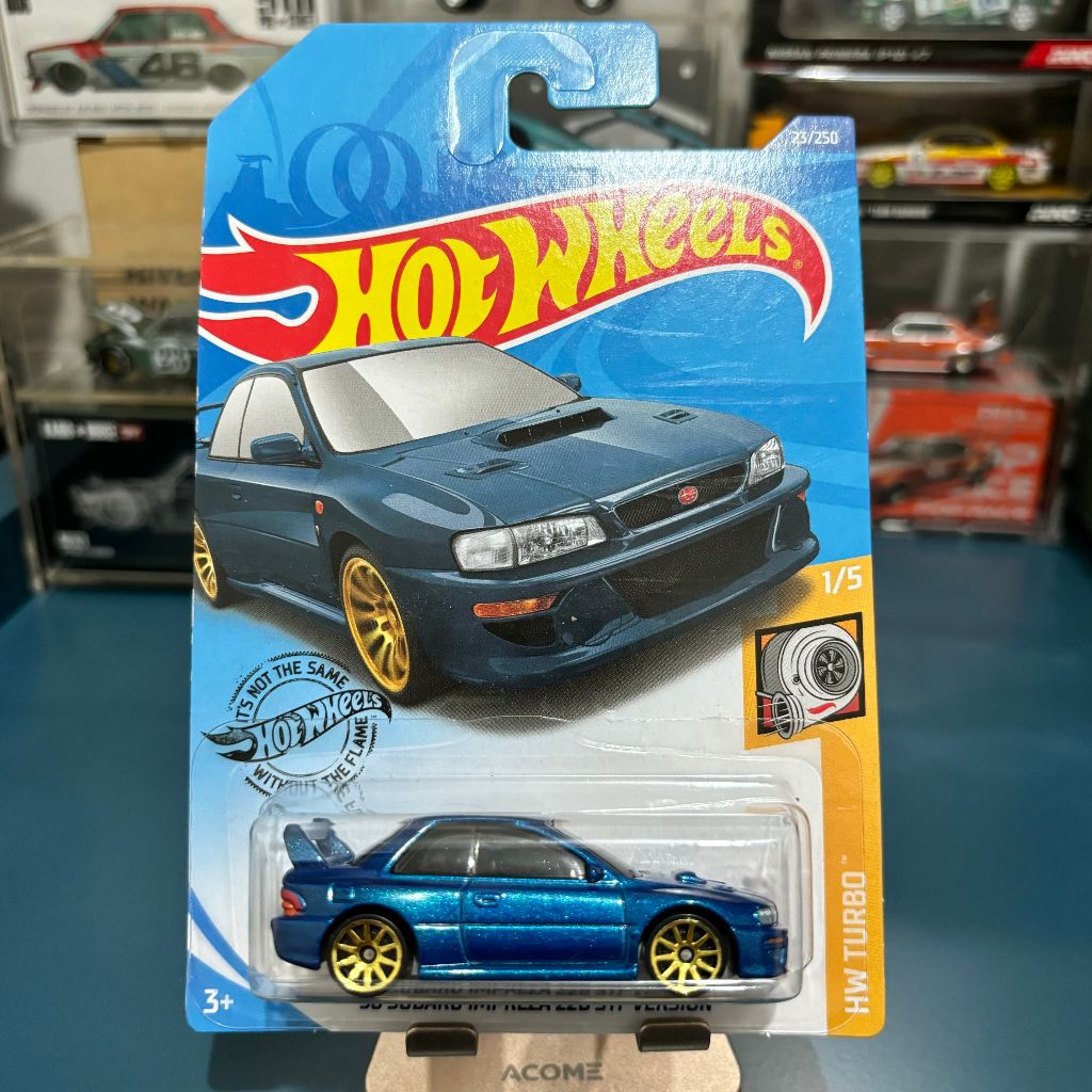 Jual Hot Wheels 98 Subaru Impreza 22B STi Version Blue HW Turbo