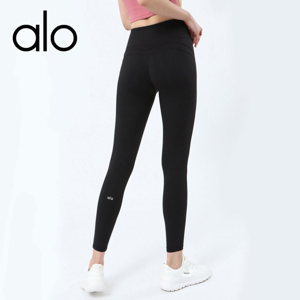 Jual A1o New Antibacterial Cloud Sense High Waist Nude Yoga Pants Back