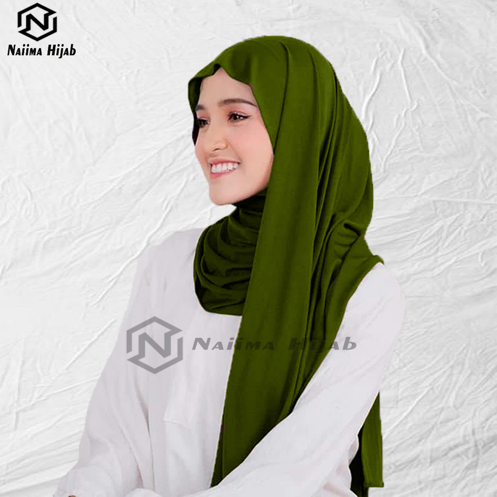 Jual Naiima Hijab Ii Pashmina Kaos Rayon Pasmina Oman Turki Shawl