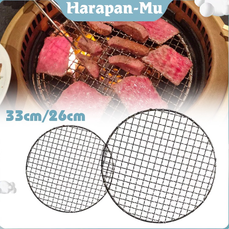 Jual BBQ Grill Net Jaring Bulat Jaring Panggangan BBQ Bahan Stainless