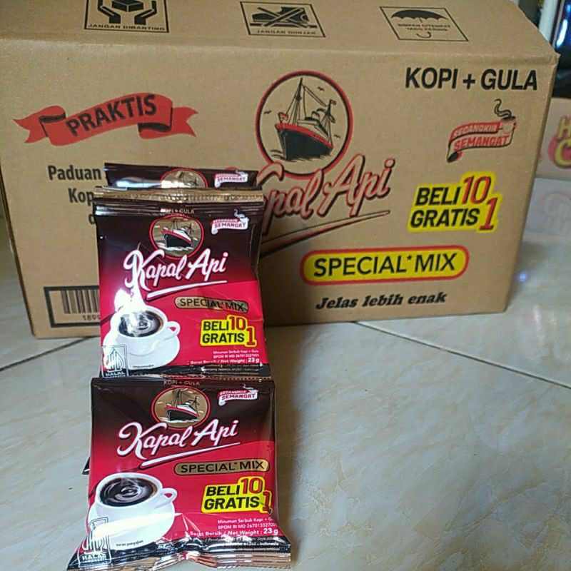 Jual Kapal Api Special Mix G Kopi Gula Isi Sachet Shopee Indonesia