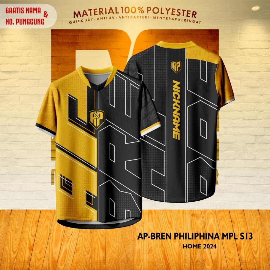 Jual Jersey Kaos Baju Atasan Suporter Ap Bren Philiphina Home Esports