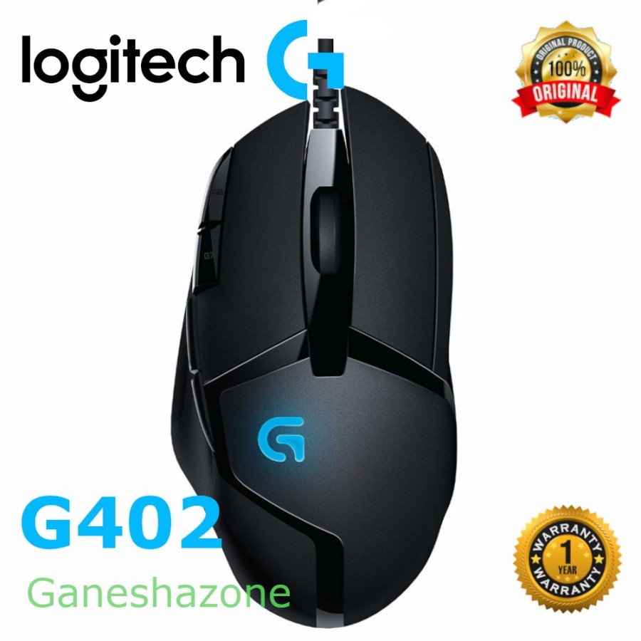 Jual Logitech G402 HYPERION FURY Ultra Fast FPS Gaming Mouse Shopee