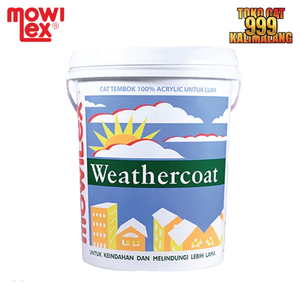 Jual Cat Tembok Rumah Exterior Mowilex Weathercoat White