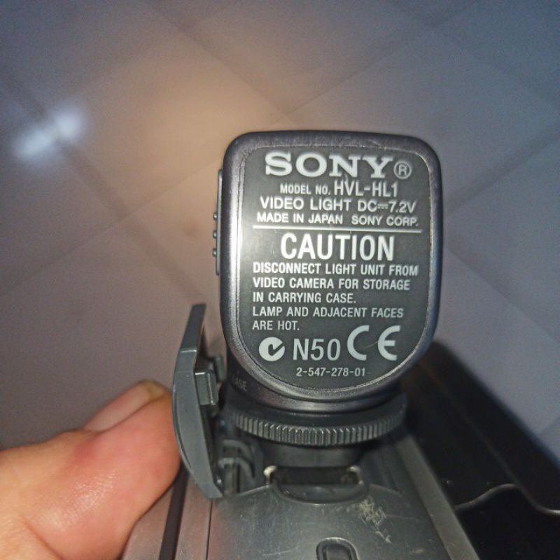 Jual Lampu Handycam Sony Hvl H Made In Japan Shopee Indonesia