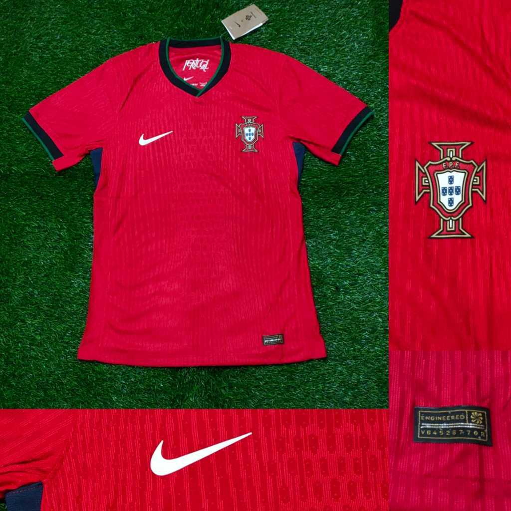 Jual JERSEY BOLA PORTUGAL HOME PLAYER ISSUE PIALA EROPA 2024 GRADE ORI