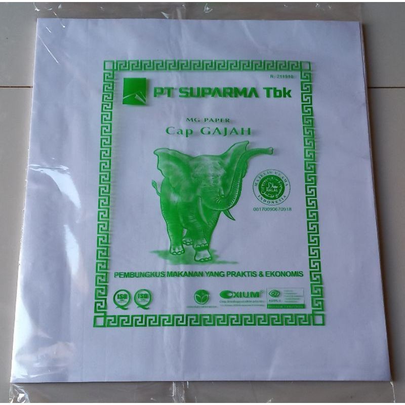 Jual Lembar Mg Paper One Rice Kertas Nasi Anti Minyak Pembungkus