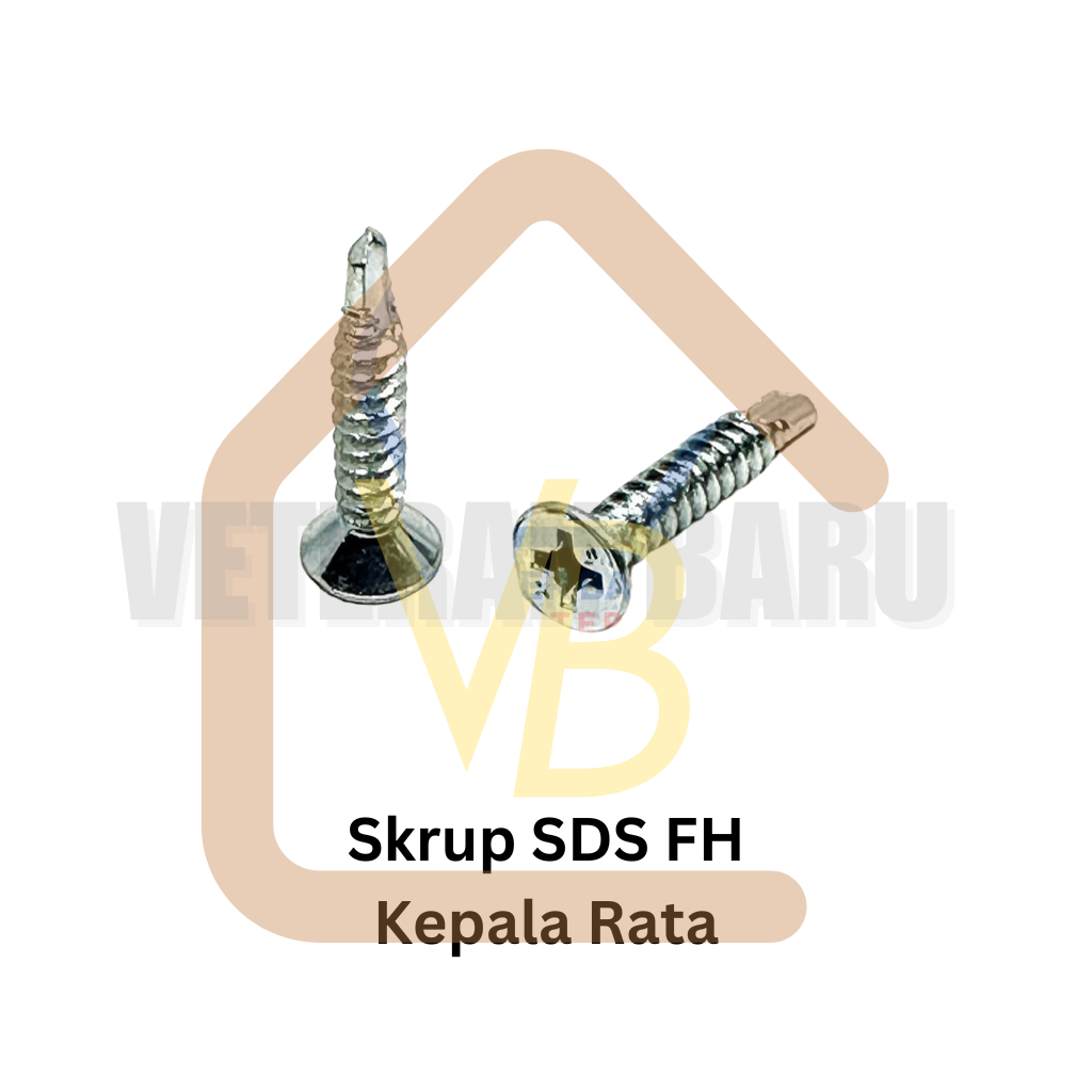 Jual SDS FH 10x38 Skrup Roofing Self Drilling Screw Sekrup Baja Ringan