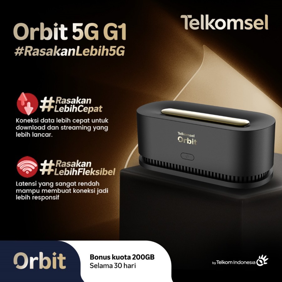 Jual Modem Wifi Telkomsel Orbit 5G G1 HKM 881 Free Kuota 200GB Shopee