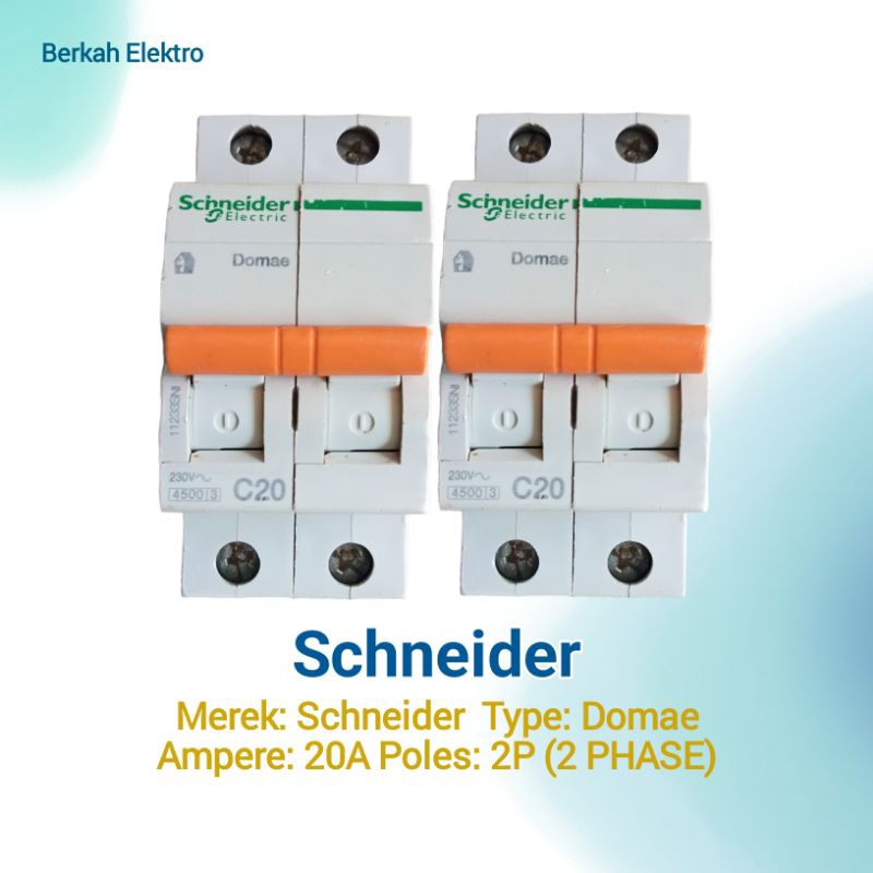 Jual Mcb Schneider Domae A P Phase Shopee Indonesia