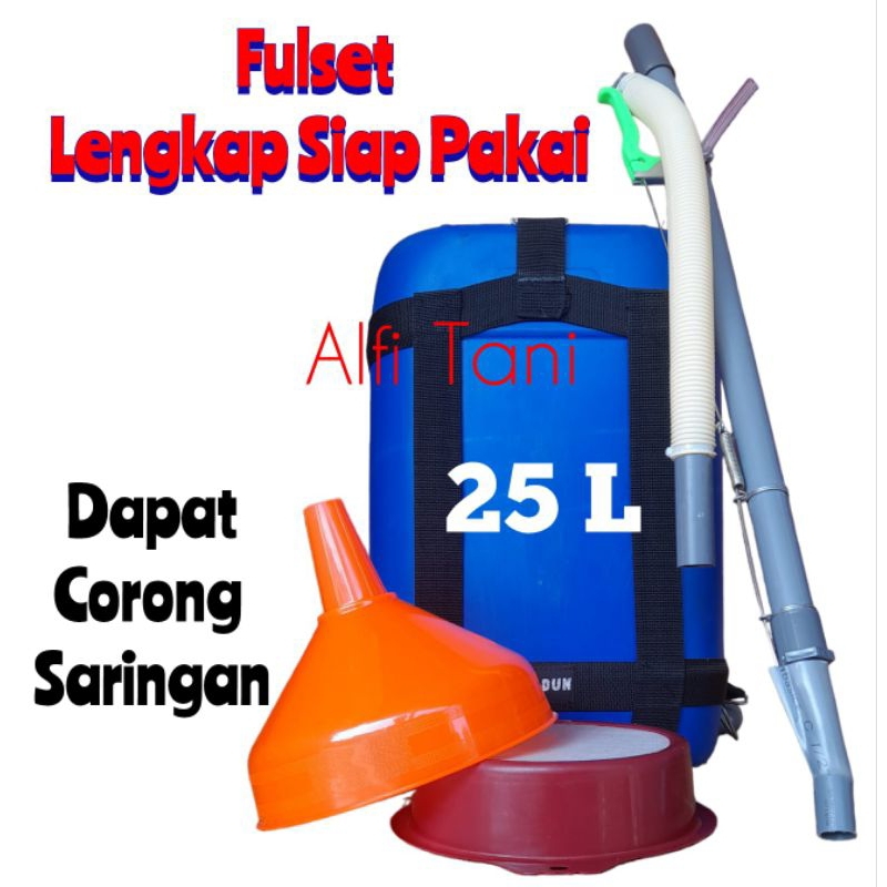 Jual ALAT KOCOR PUPUK CAIR KAPASITAS 25 L Lengkap Corong Dan Saringan