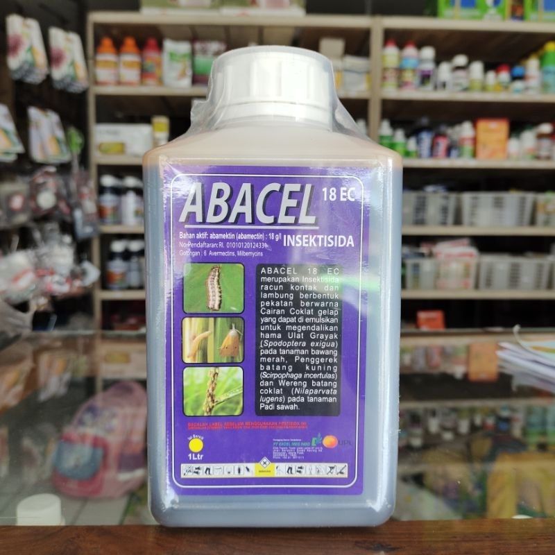 Jual Insektisida ABACEL 18EC Original Ukuran 1 Liter Bonus Kaos