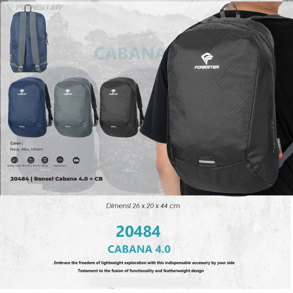 Jual Forester Tas Ransel Backpack Cabana Shopee Indonesia