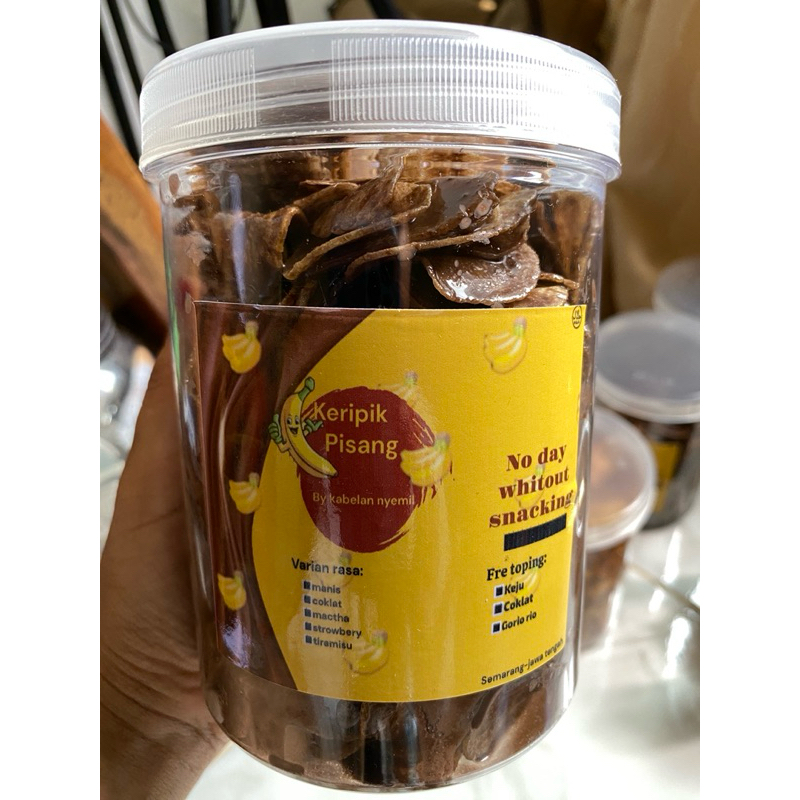 Jual Keripik Pisang Coklat Lumer Keripik Pisang Coklat Luner 150 Gr